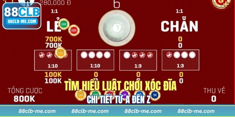Luật chơi xóc đĩa cho người mới
